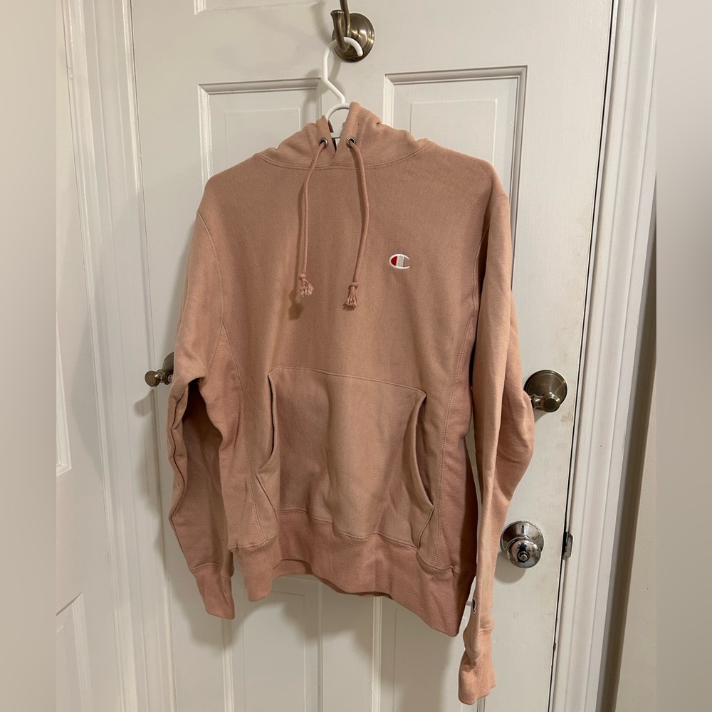 Champion Tan Hoodie Sweatshirt